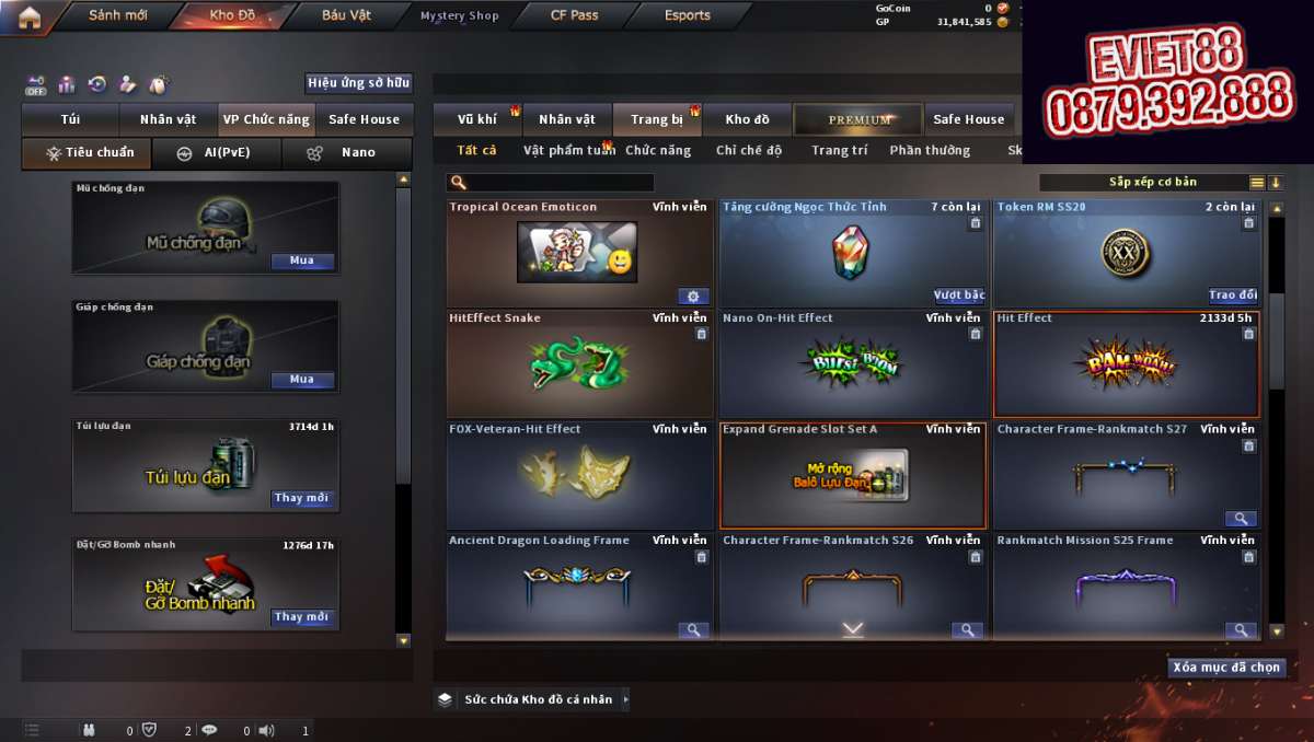 shop acc cf uy tin gia re